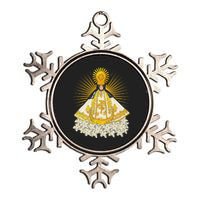 Virgen de Juquila Oaxaca, Mexico Metallic Star Ornament