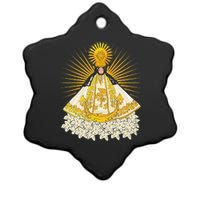 Virgen de Juquila Oaxaca, Mexico Ceramic Star Ornament