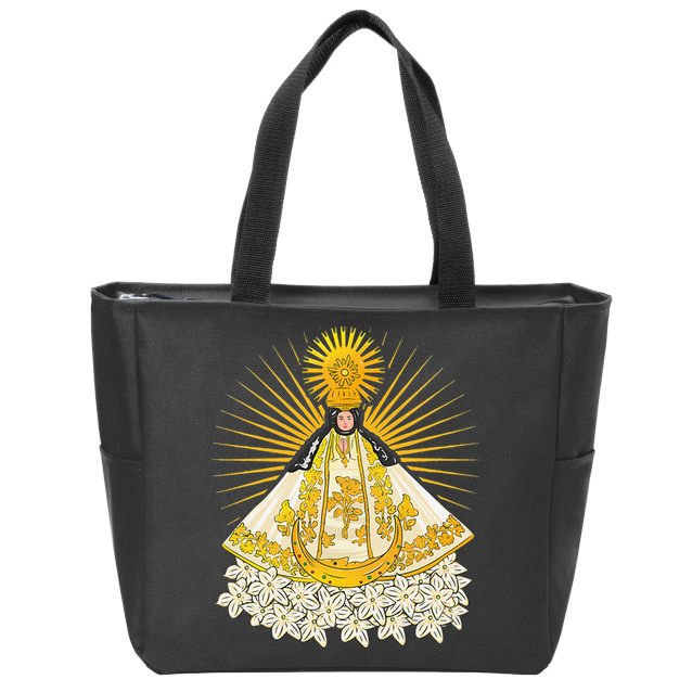 Virgen de Juquila Oaxaca, Mexico Zip Tote Bag