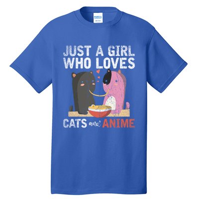 Valentines Day Kawaii Animal Pet Parent Ra Cat Anime Cute Gift Tall T-Shirt