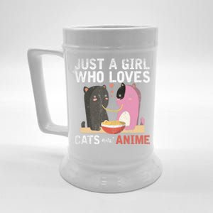 Valentines Day Kawaii Animal Pet Parent Ra Cat Anime Cute Gift Beer Stein