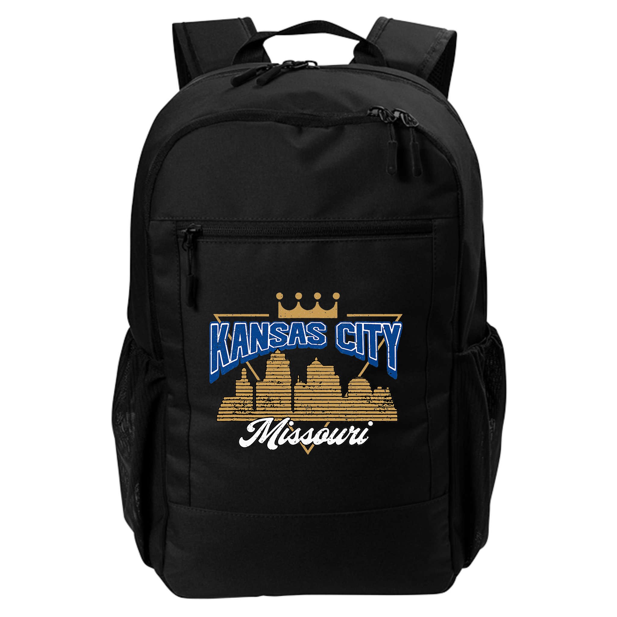 Vintage Distressed Kansas City Missouri City Skyline Backpack