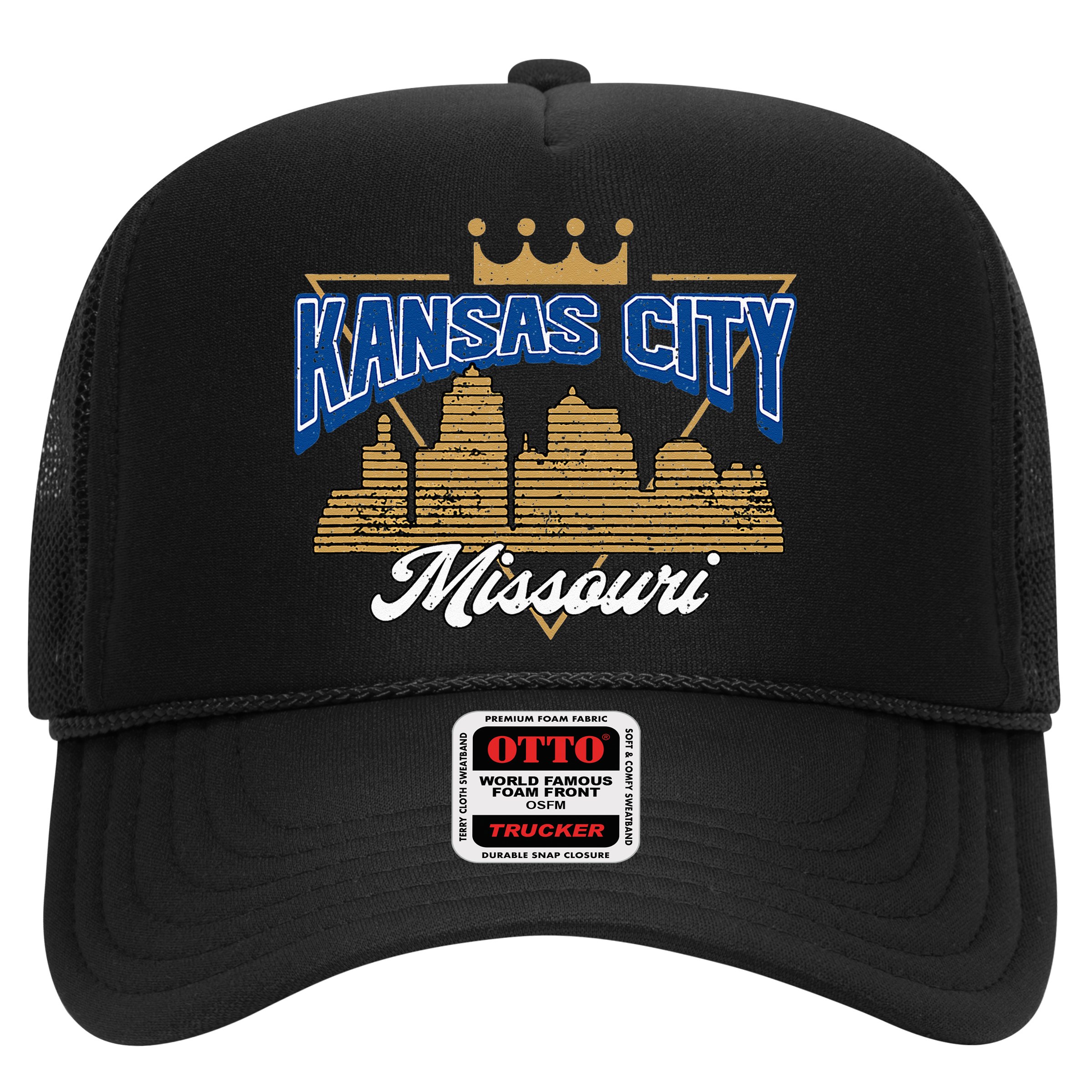 Vintage Distressed Kansas City Missouri City Skyline Hat