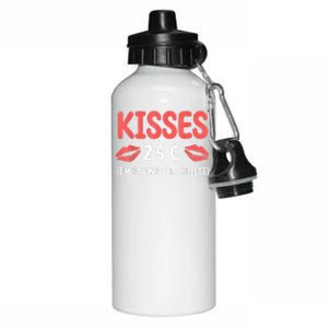 ValentineS Day Kisses 25 Cent IM Saving For College Aluminum Water Bottle