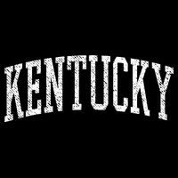Varsity Distressed Kentucky Flat Bill Trucker Hat