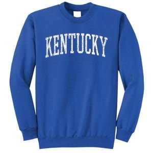 Varsity Distressed Kentucky Sweatshirt