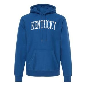 Varsity Distressed Kentucky Premium Hoodie