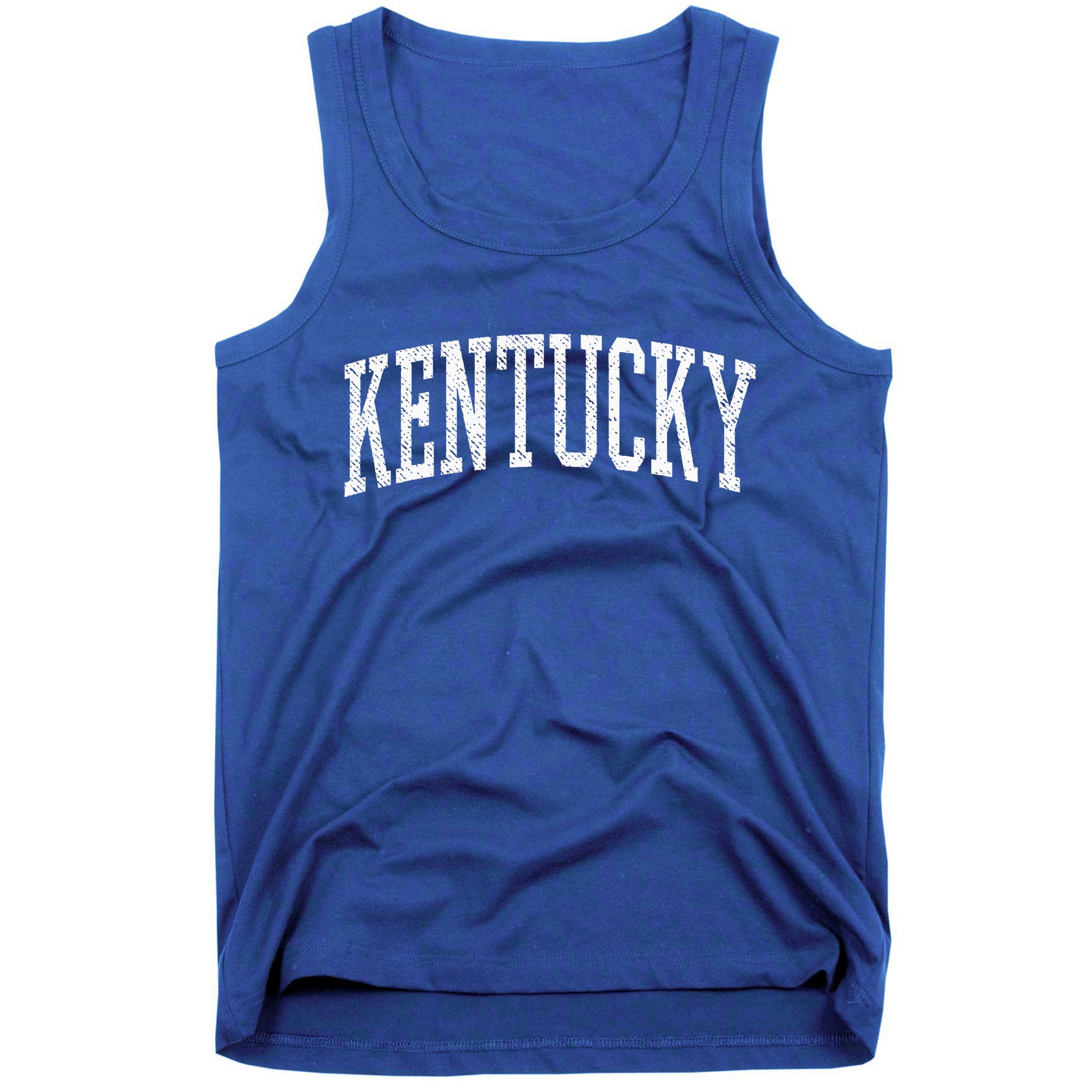 Varsity Distressed Kentucky Tank Top