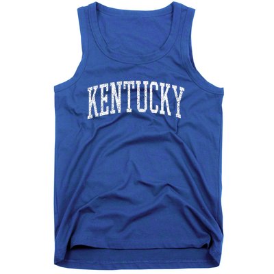 Varsity Distressed Kentucky Tank Top