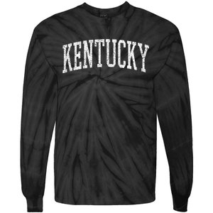 Varsity Distressed Kentucky Tie-Dye Long Sleeve Shirt