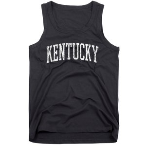 Varsity Distressed Kentucky Tank Top