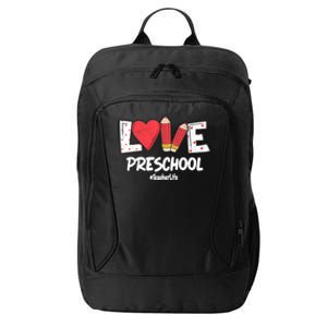 Valentines Day Love Preschool Squad Teacher Life Heart Gift City Backpack