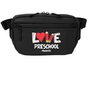 Valentines Day Love Preschool Squad Teacher Life Heart Gift Crossbody Pack