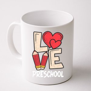 Valentines Day Love Preschool Squad Teacher Life Heart Gift Coffee Mug