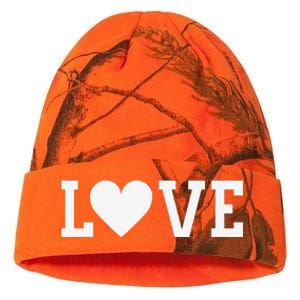 Valentine's Day Love Women's's White Heart Red Kati Licensed 12" Camo Beanie