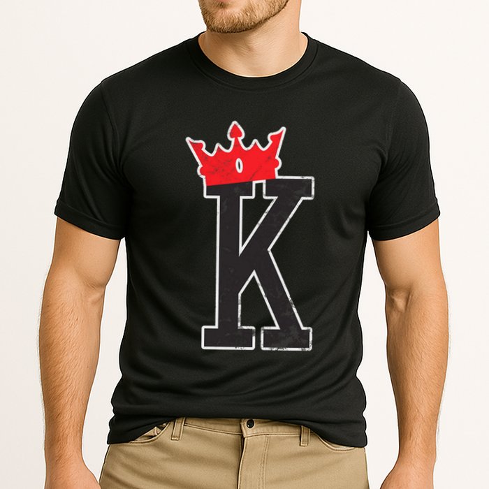 Vintage Distressed Look Playing Card Poker Performance Shirt