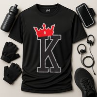 Vintage Distressed Look Playing Card Poker Performance Shirt
