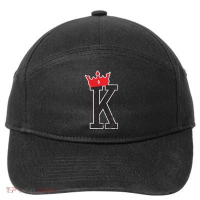 Vintage Distressed Look Playing Card Poker 7-Panel Snapback Hat