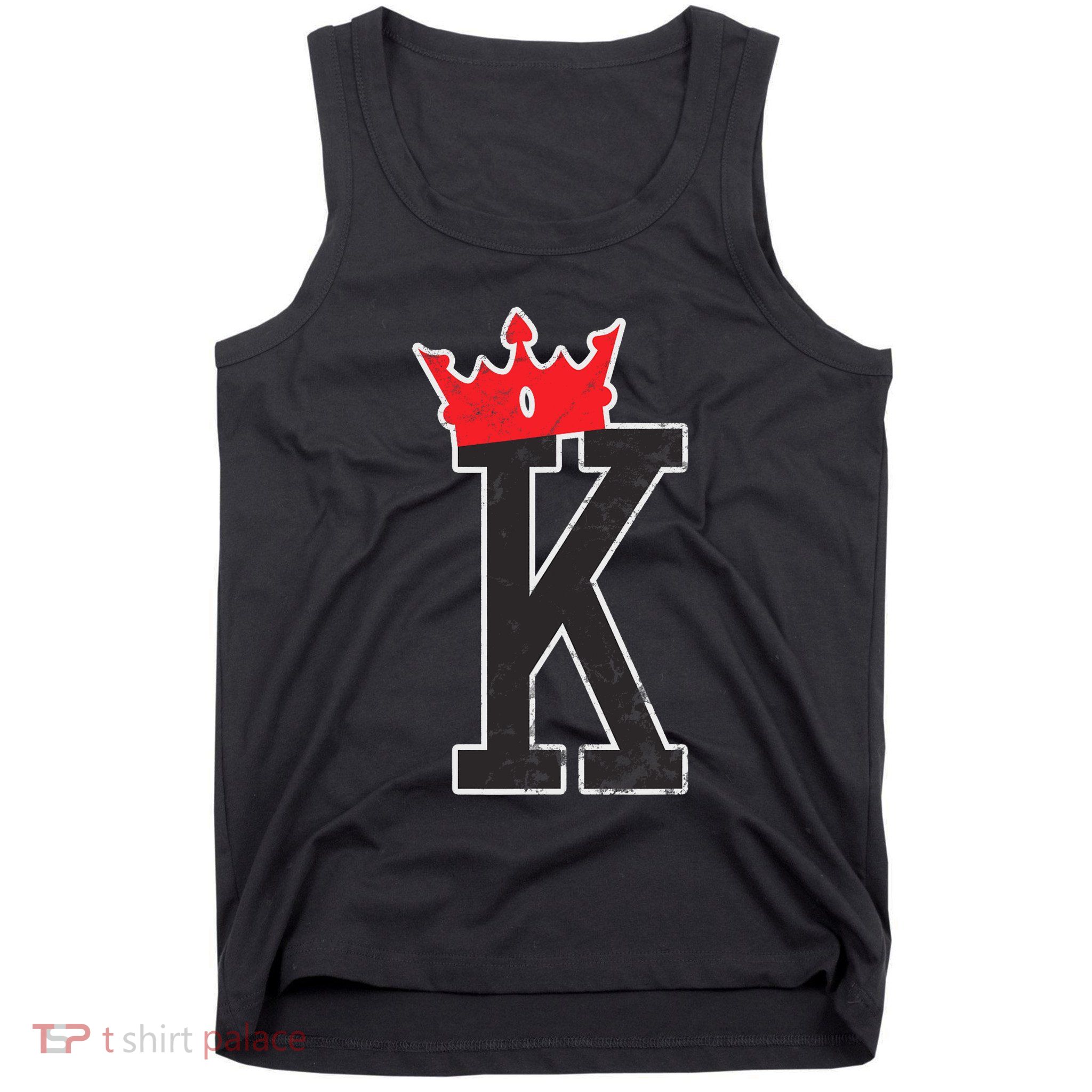 Vintage Distressed Look Playing Card Poker Tank Top