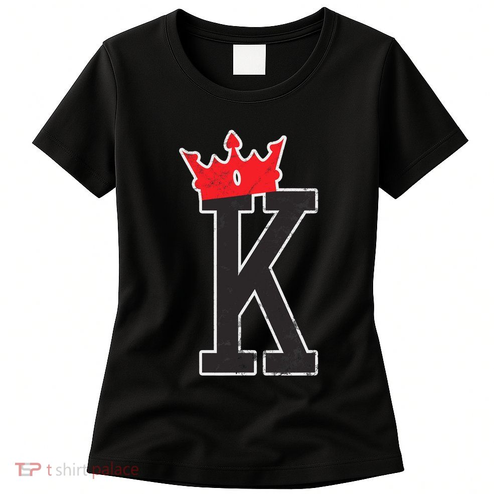 Vintage Distressed Look Playing Card Poker Womens T-Shirt