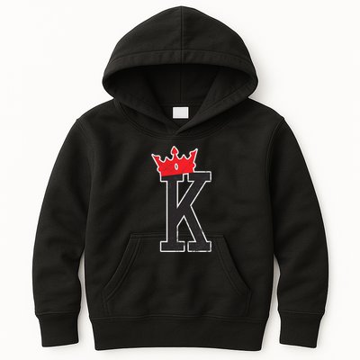 Vintage Distressed Look Playing Card Poker Kids Hoodie