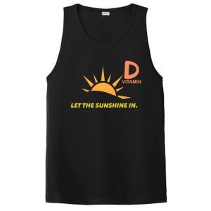 Vitamin D Let The Sunshine In Trendy Fun Attire Sun Gift PosiCharge Competitor Tank