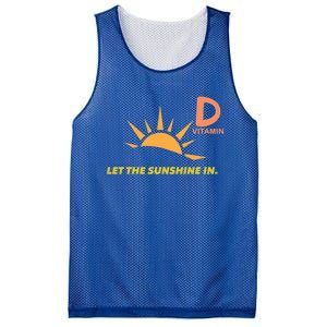 Vitamin D Let The Sunshine In Trendy Fun Attire Sun Gift Mesh Reversible Basketball Jersey Tank