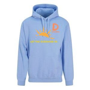 Vitamin D Let The Sunshine In Trendy Fun Attire Sun Gift Unisex Surf Hoodie