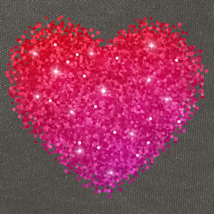 Valentines Day Love Heart Cute Romantic Gift Cotton Canvas Backpack