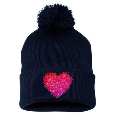 Valentines Day Love Heart Cute Romantic Gift Pom Pom 12in Knit Beanie