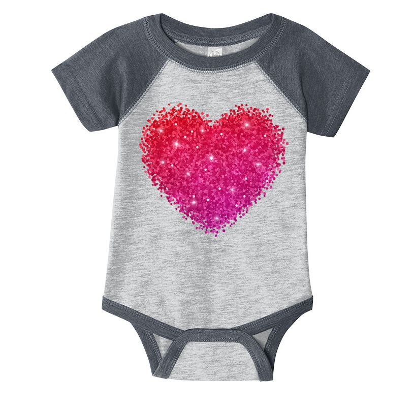 Valentines Day Love Heart Cute Romantic Gift Infant Baby Jersey Bodysuit
