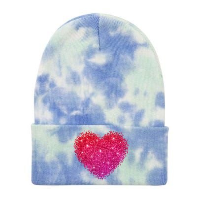 Valentines Day Love Heart Cute Romantic Gift Tie Dye 12in Knit Beanie