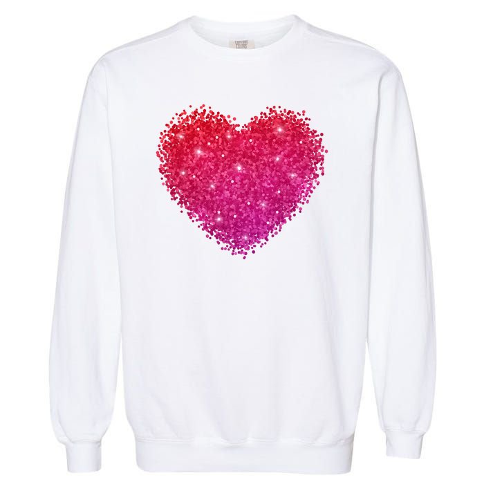 Valentines Day Love Heart Cute Romantic Gift Garment-Dyed Sweatshirt