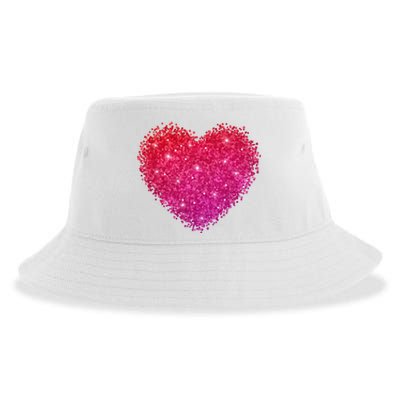 Valentines Day Love Heart Cute Romantic Gift Sustainable Bucket Hat