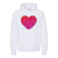 Valentines Day Love Heart Cute Romantic Gift Premium Hoodie