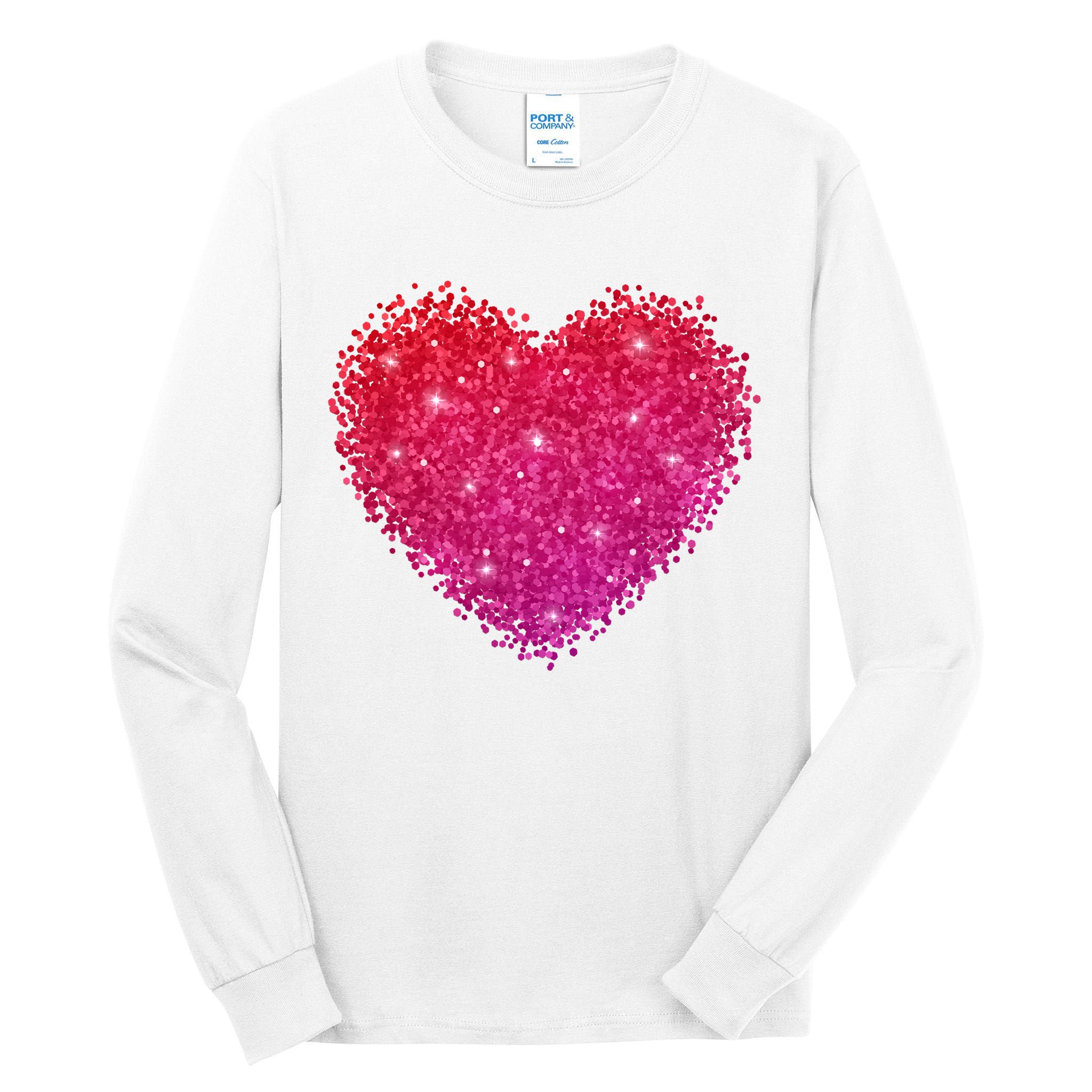 Valentines Day Love Heart Cute Romantic Gift Tall Long Sleeve T-Shirt
