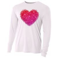 Valentines Day Love Heart Cute Romantic Gift Cooling Performance Long Sleeve Crew