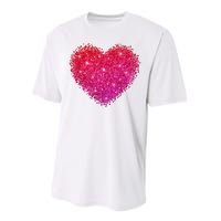 Valentines Day Love Heart Cute Romantic Gift Performance Sprint T-Shirt