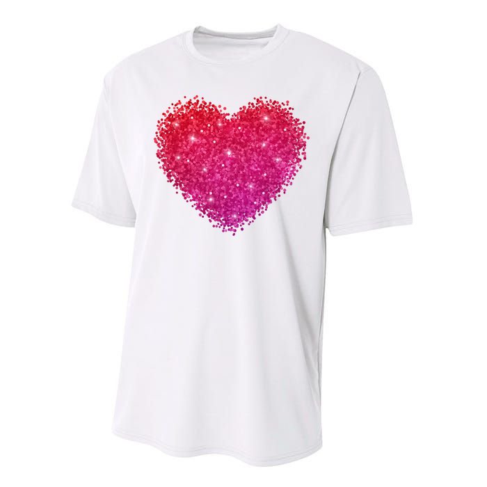 Valentines Day Love Heart Cute Romantic Gift Performance Sprint T-Shirt