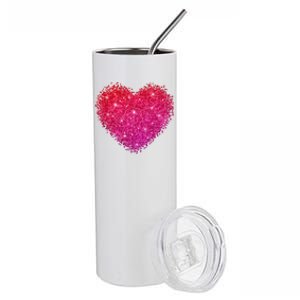 Valentines Day Love Heart Cute Romantic Gift Stainless Steel Tumbler