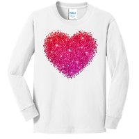 Valentines Day Love Heart Cute Romantic Gift Kids Long Sleeve Shirt