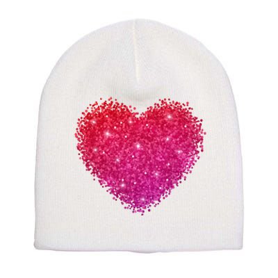 Valentines Day Love Heart Cute Romantic Gift Short Acrylic Beanie