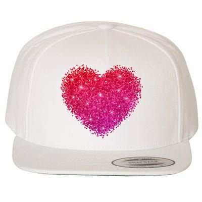 Valentines Day Love Heart Cute Romantic Gift Wool Snapback Cap