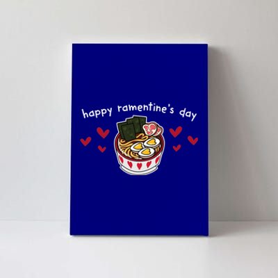 Valentine's Day Love Ra Noodle Soup Happy Ratine's Day Gift Canvas