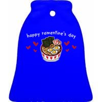 Valentine's Day Love Ra Noodle Soup Happy Ratine's Day Gift Ceramic Bell Ornament