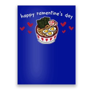 Valentine's Day Love Ra Noodle Soup Happy Ratine's Day Gift Poster