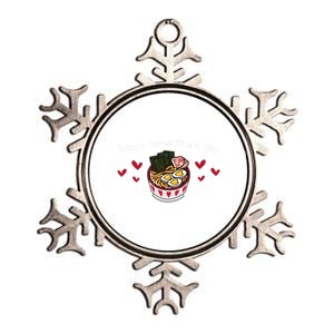 Valentine's Day Love Ra Noodle Soup Happy Ratine's Day Gift Metallic Star Ornament