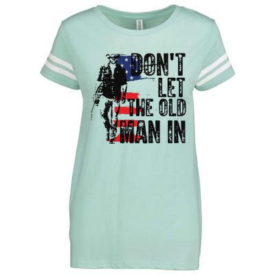 Vintage DonT Let The Old Man In Enza Ladies Jersey Football T-Shirt