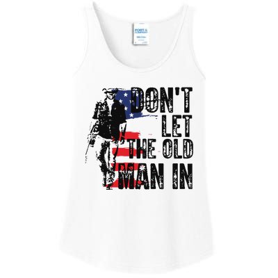 Vintage DonT Let The Old Man In Ladies Essential Tank