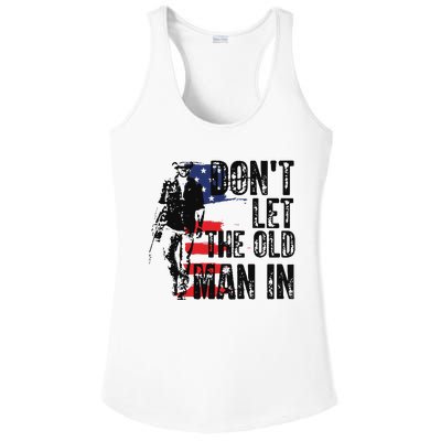 Vintage DonT Let The Old Man In Ladies PosiCharge Competitor Racerback Tank